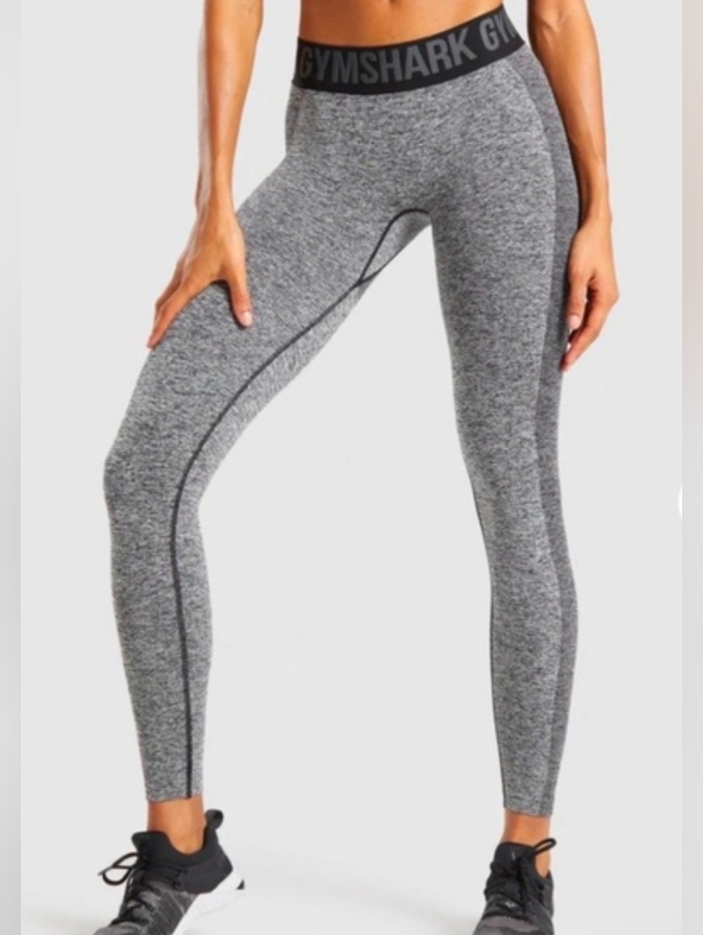 Medium Gymshark Gray Heather Seamless Leggings